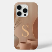 Minimal Monogram S Phone Case – Aesthetic Modern D (Rückseite)