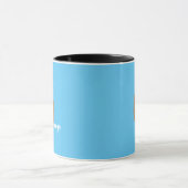 MINIMAL MONOGRAM TASSE INDIVIDUELLE NAME EINFACH M (Zentrum)