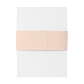 Minimal, Monogramm, Handschrift, Schriftart, Hochz Einladungsbanderole (Rückseitenbeispiel)