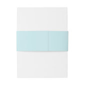 Minimal, Monogramm, Handschrift, Schriftart, Hochz Einladungsbanderole (Rückseitenbeispiel)