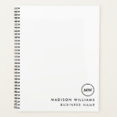 Minimal-Monogramm Planer (Vorderseite)