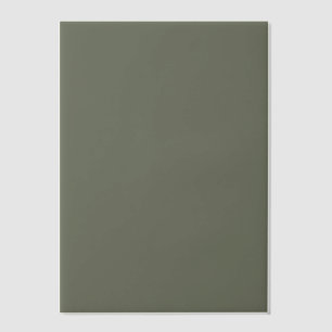 Minimal Moss Green Vellum Overlay - individuell ei Pergament Einladungen