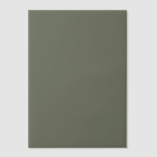 Minimal Moss Green Vellum Overlay - individuell ei Pergament Einladungen (Vorderseite)