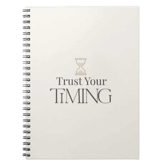 Minimal Motivational Notebook-Aesthetic Journal Notizblock (Vorderseite)