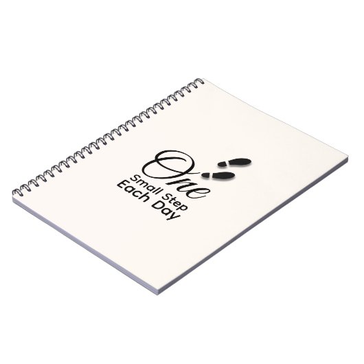 Minimal Motivational Notebook – Quote Journal Notizblock (Linke Seite)