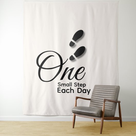 Minimal Motivational Wall Tapestry Wandteppich (Beispiel)