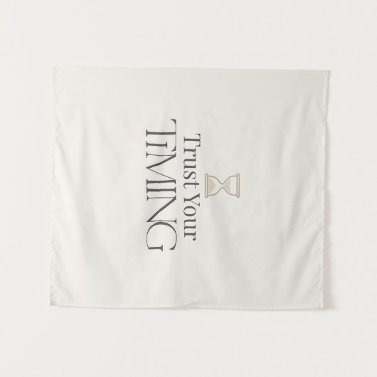 Minimal Motivational Wall Tapestry Wandteppich (Vorderseite (Horizontal))