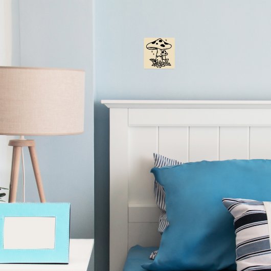 Minimal Mushroom Line Art Foliendrucke (In Situ (Schlafzimmer))