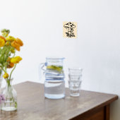 Minimal Mushroom Line Art Foliendrucke (Ablage(Küche))