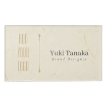 Minimal Name Badge | Elegant Magnetic Acrylic Name