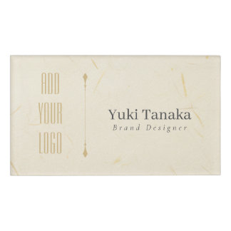 Minimal Name Badge | Elegant Magnetic Acrylic Name Namenschild