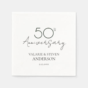 Minimal Napkins zum 50. Jubiläum Serviette