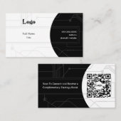 Minimal Networking Business Card Visitenkarte (Vorne/Hinten)
