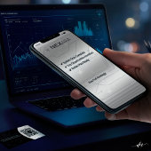 Minimal Networking Business Card Visitenkarte