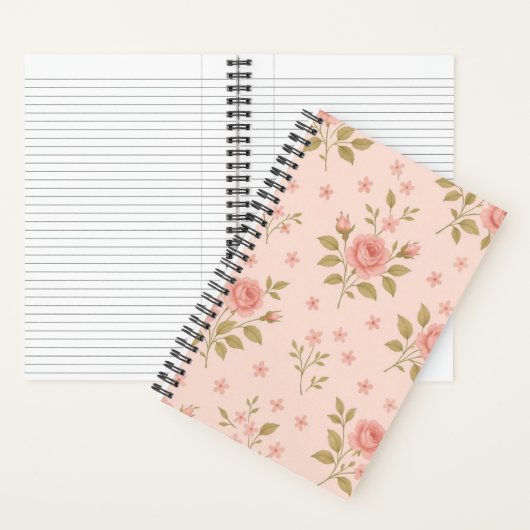 Minimal Neutral Abstract Notebook Notizblock (Innen)