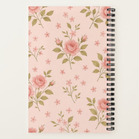 Minimal Neutral Abstract Notebook Notizblock (Rückseite)