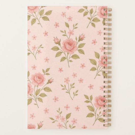 Minimal Neutral Aesthetic Planner Planer (Rückseite)