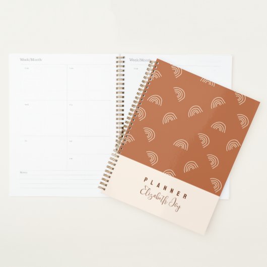 Minimal Neutral Boho Customizable Planner Planer (Anzeige)