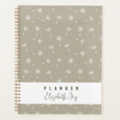 Minimal Neutral Customizable Planner Planer (Vorderseite)