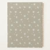 Minimal Neutral Customizable Planner Planer (Rückseite)