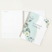 Minimal Neutral Sage Floral Customizable Planner Planer (Anzeige)