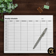 Minimal Neutral Weekly Schedule