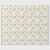 Minimal neutraler Weihnachtsbaum Geschenkpapier (Flach)