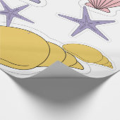 Minimal Niedlich unter Meeresabbildungen Geschenkpapier (Ecke)