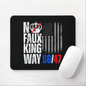 Minimal No Faux King Way 86 Mousepad (Mit Mouse)