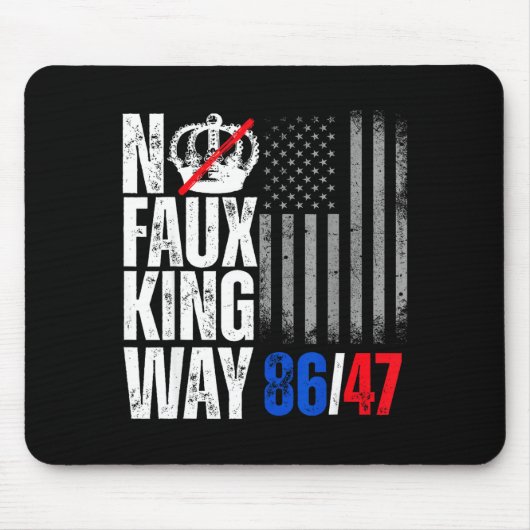 Minimal No Faux King Way 86 Mousepad (Vorne)