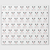 Minimal nüchtern den ganzen Weg, Sobriety Weihnach Geschenkpapier (Flach)