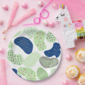 Minimal Organic Shapes Tableware | Trendy Neutral Pappteller (Party)