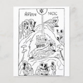 Minimal-Orthodoxe Krippe (Vorderseite)