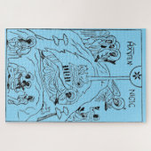 Minimal-Orthodoxe Krippe Puzzle (Horizontal)