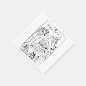 Minimal-Orthodoxe Krippe Serviette (Ecke)