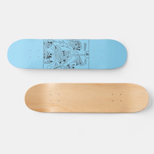 Minimal-Orthodoxe Krippe Skateboard (Horizontal)