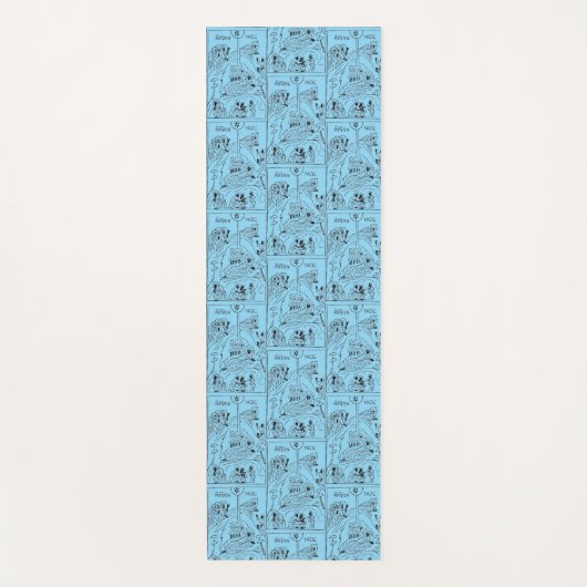 Minimal-Orthodoxe Krippe Yogamatte (Vorderseite)