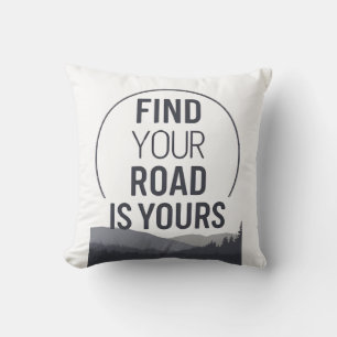 Minimal Outdoor Kissen - Finden Sie Ihre Straße is