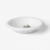 Minimal Palm Tree Tropical Beach Hochzeit Pappteller (Gewinkelt)