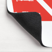 Minimal Panzerkampfwagen VI, rot Mousepad (Ecke)