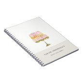 Minimal Pastel Farbenfrohe Bäckerei Notizblock (Rechte Seite)