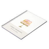 Minimal Pastel Farbenfrohe Bäckerei Notizblock (Linke Seite)