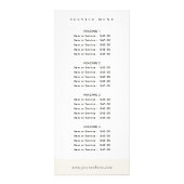 Minimal Pastel Farbenfrohe Bäckerei Werbekarte (Hinten)