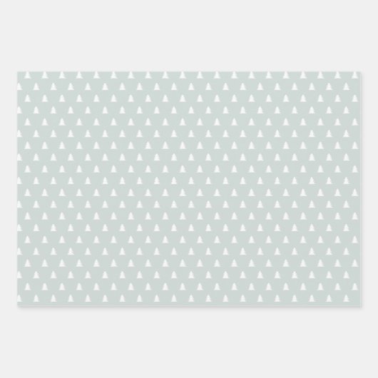 Minimal Pastel pink grün beige Skandi Weihnachten Geschenkpapier Set (Vorderseite 2)