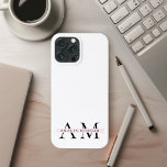 Minimal Pastel Pink Initial & Personalisiert Case-Mate iPhone Hülle<br><div class="desc">"Schützen Sie Ihr Handy stilvoll mit unserem Monogram Pink Initial Personalisiert Phone Case. Dieses elegante Gehäuse mit rosafarbenem Hintergrund und einer individuell anpassbaren Erstausstattung verleiht dem Gerät eine Touch personalisierter Eleganz. Er ist aus langlebigen Materialien gefertigt und bietet einen hervorragenden Schutz gegen Kratzer, Stoßfänger und alltägliche Verschleiß. Dieses personalisierte Gehäuse...</div>