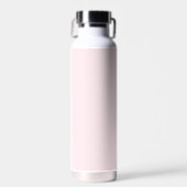 Minimal Pastel Pink Initial & Personalisiert Trinkflasche (Vorne)