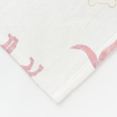 Minimal Pastel pink Labrador Retriever Blanket Fleecedecke (Ecke)