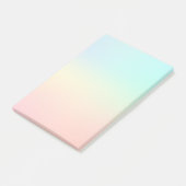 Minimal Pastel Watercolor Stilvoll Post-it Klebezettel (angewinkelt)