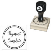Minimal "Payment Complete" Gummistempel (Stempel)