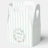 Minimal Perfect Matcha  Bridal Shower Thank You Geschenkschachtel (Geöffnet)